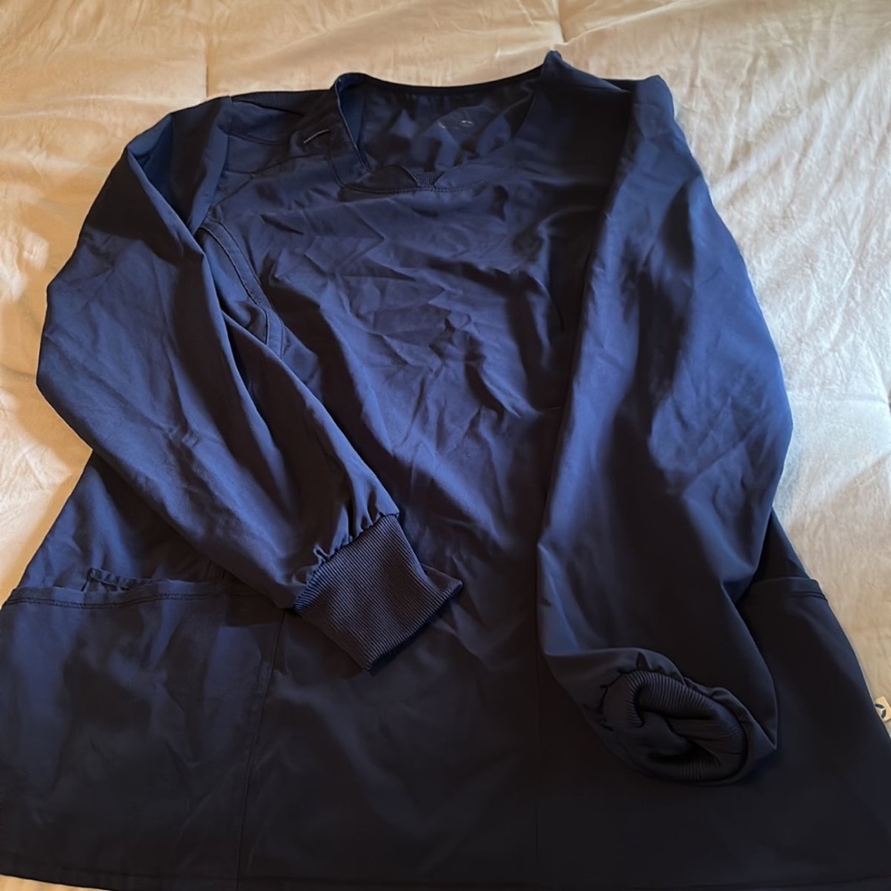 Cherokee infinity long sleeve scrub top